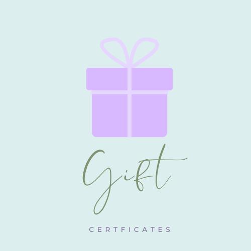Gift Certificates