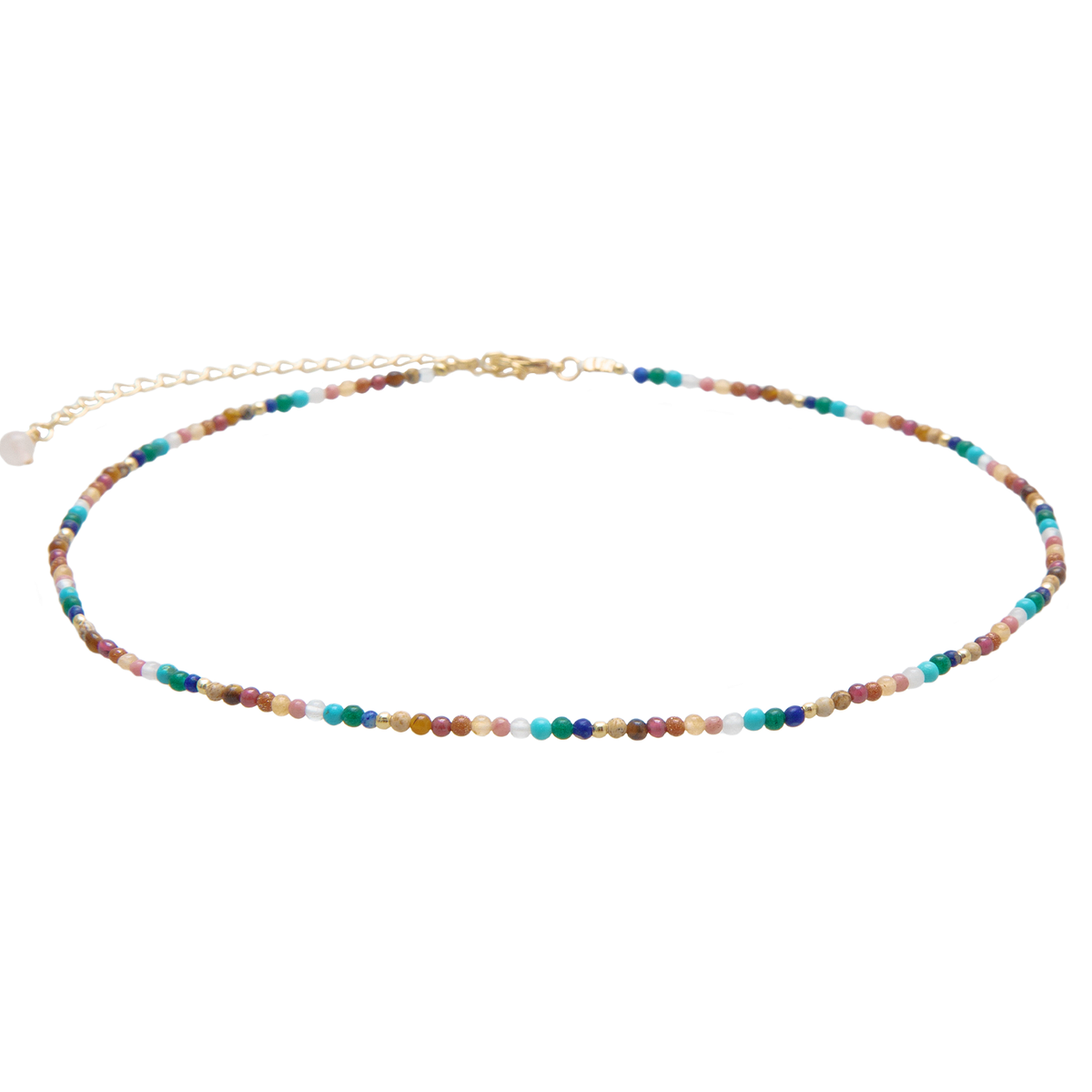 Master Healer 2mm Healing Necklace Gold