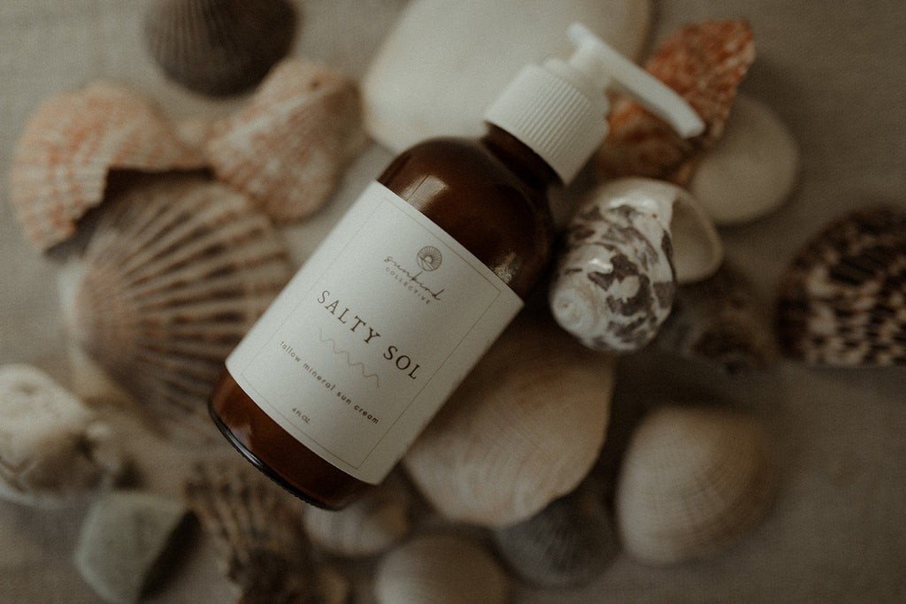 salty sol / tallow mineral sun cream