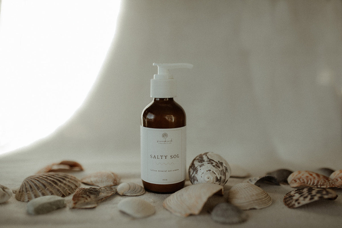 salty sol / tallow mineral sun cream
