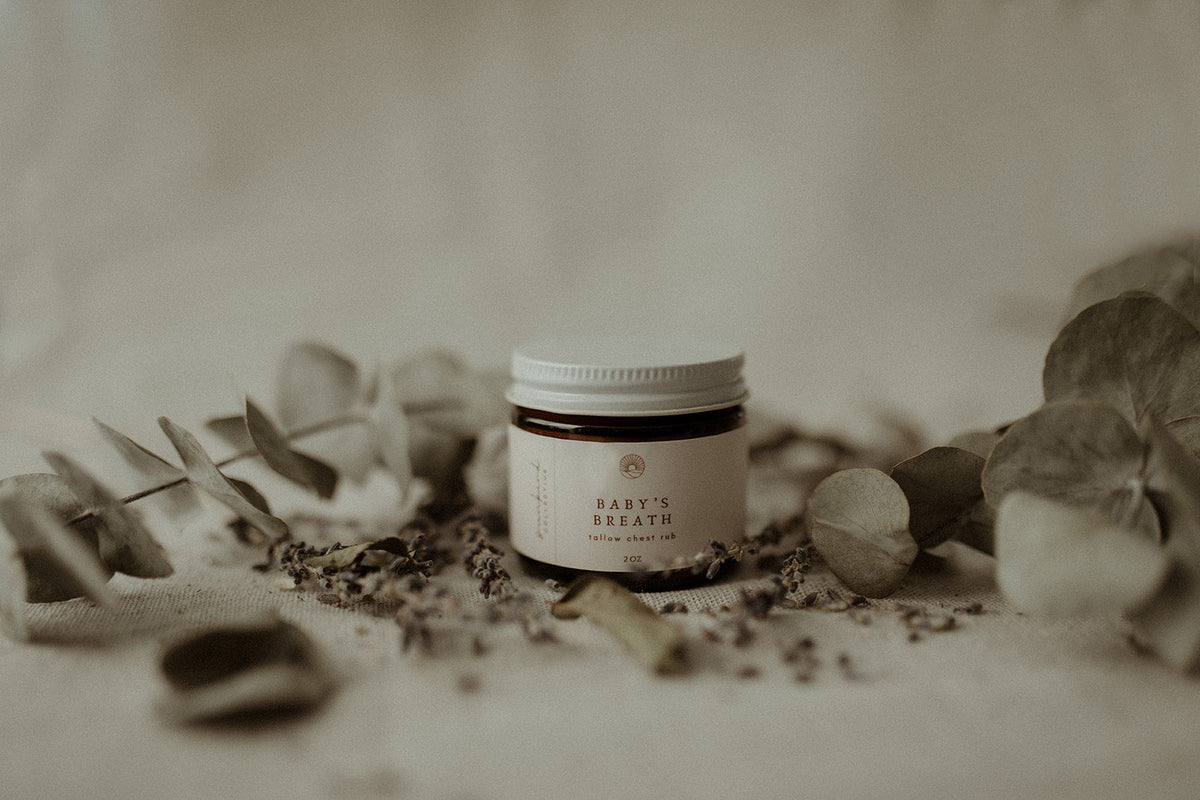 baby’s breath / chest rub