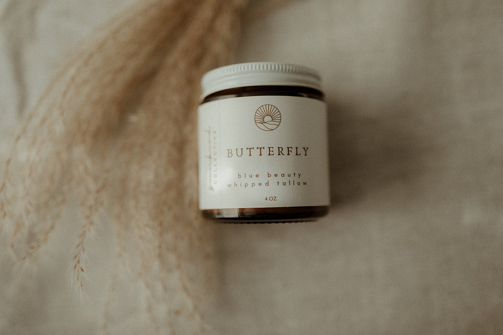 butterfly / blue tansy beauty whip