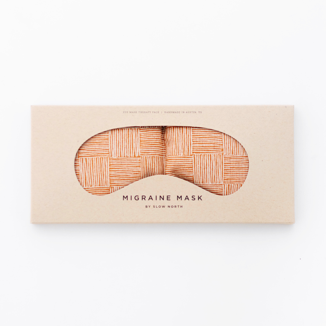 Eye Mask + Neck Wrap Bundle - Copper Fields