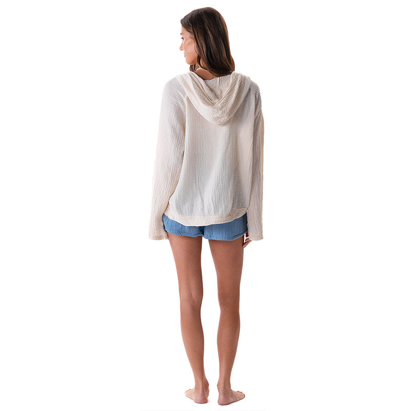 Cream Baja Pullover