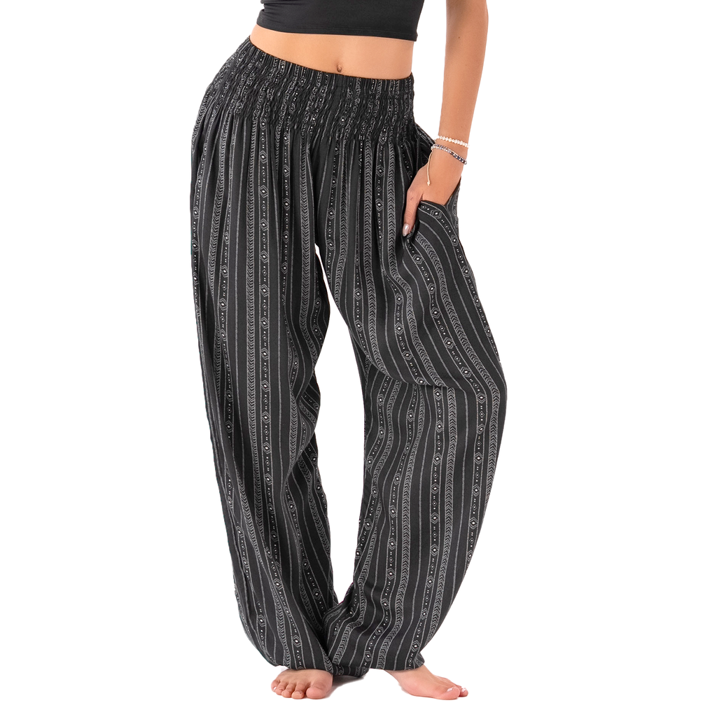 Akha Tribal Print Harem Pants Tall
