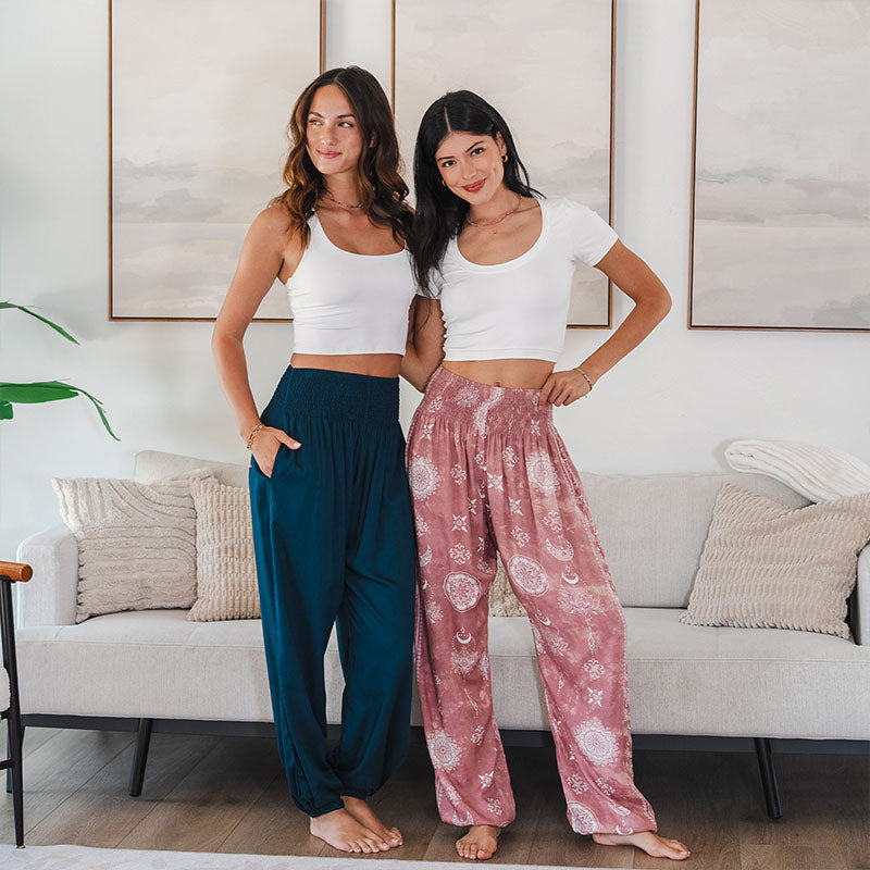 Deep Teal Harem Pants