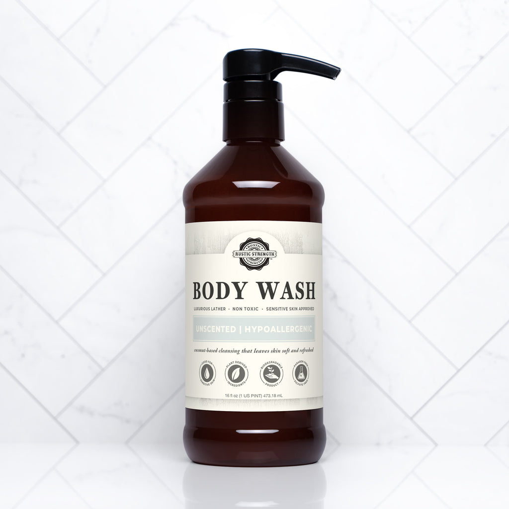 Moisturizing Body Wash | Unscented 16 oz Plastic