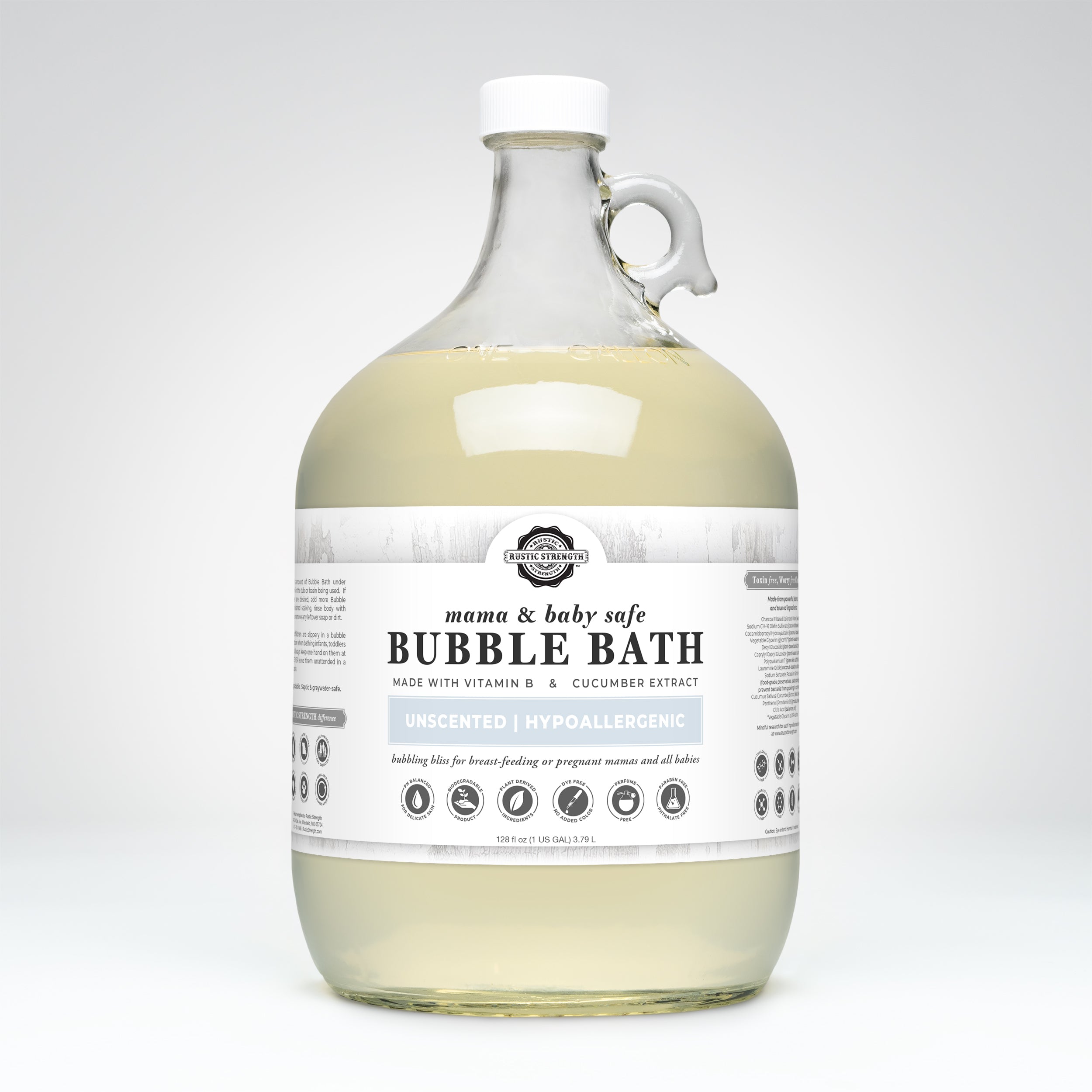 Bubble Bath | Mama + Baby Safe Gallon Glass