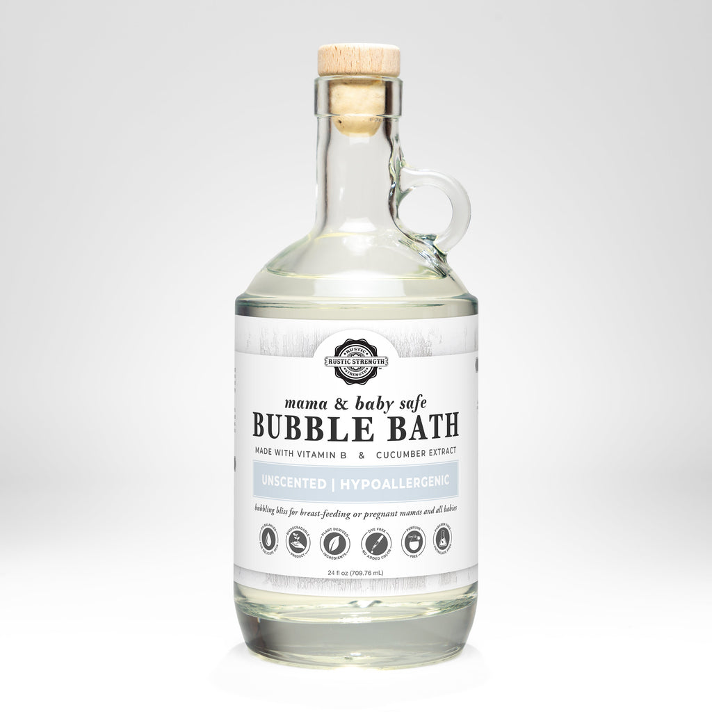 Bubble Bath | Mama + Baby Safe 24 oz Glass