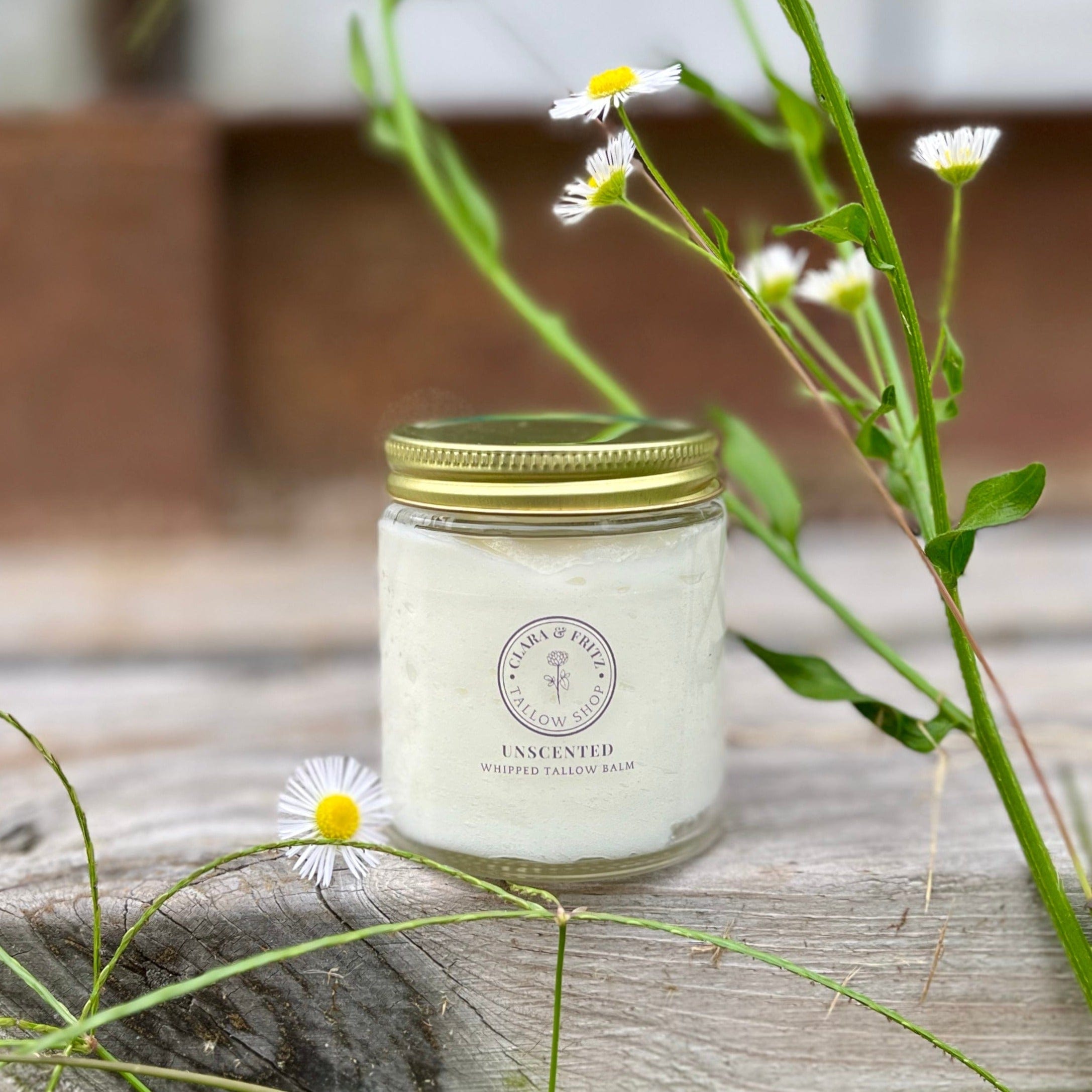 Unscented Whipped Tallow Balm 4 fl oz