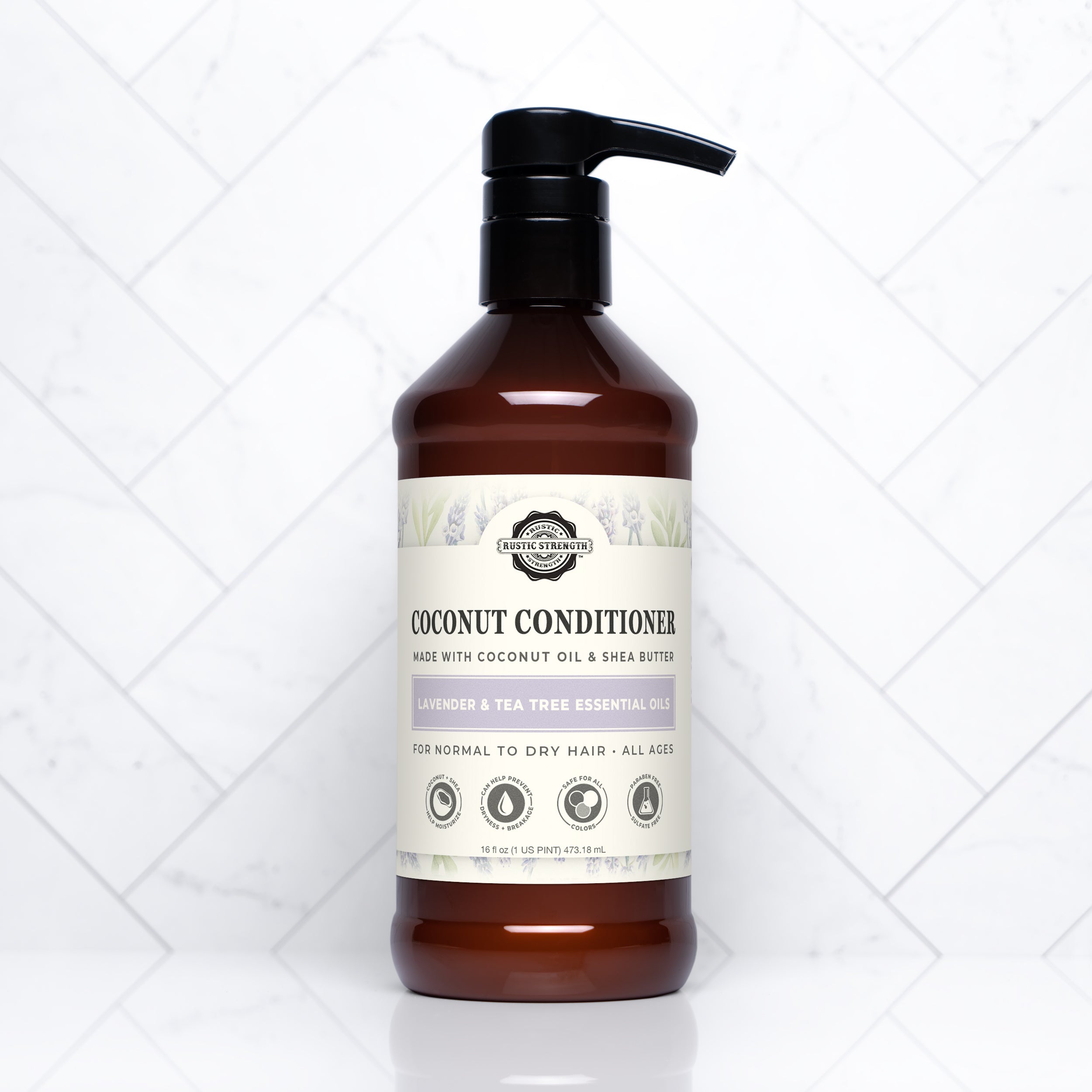 Coconut Conditioner | Lavender Tea Tree 16 oz Plastic