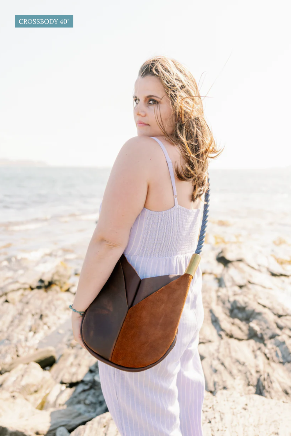 Original Wildwood Bag // Small Crossbody in Black Leather