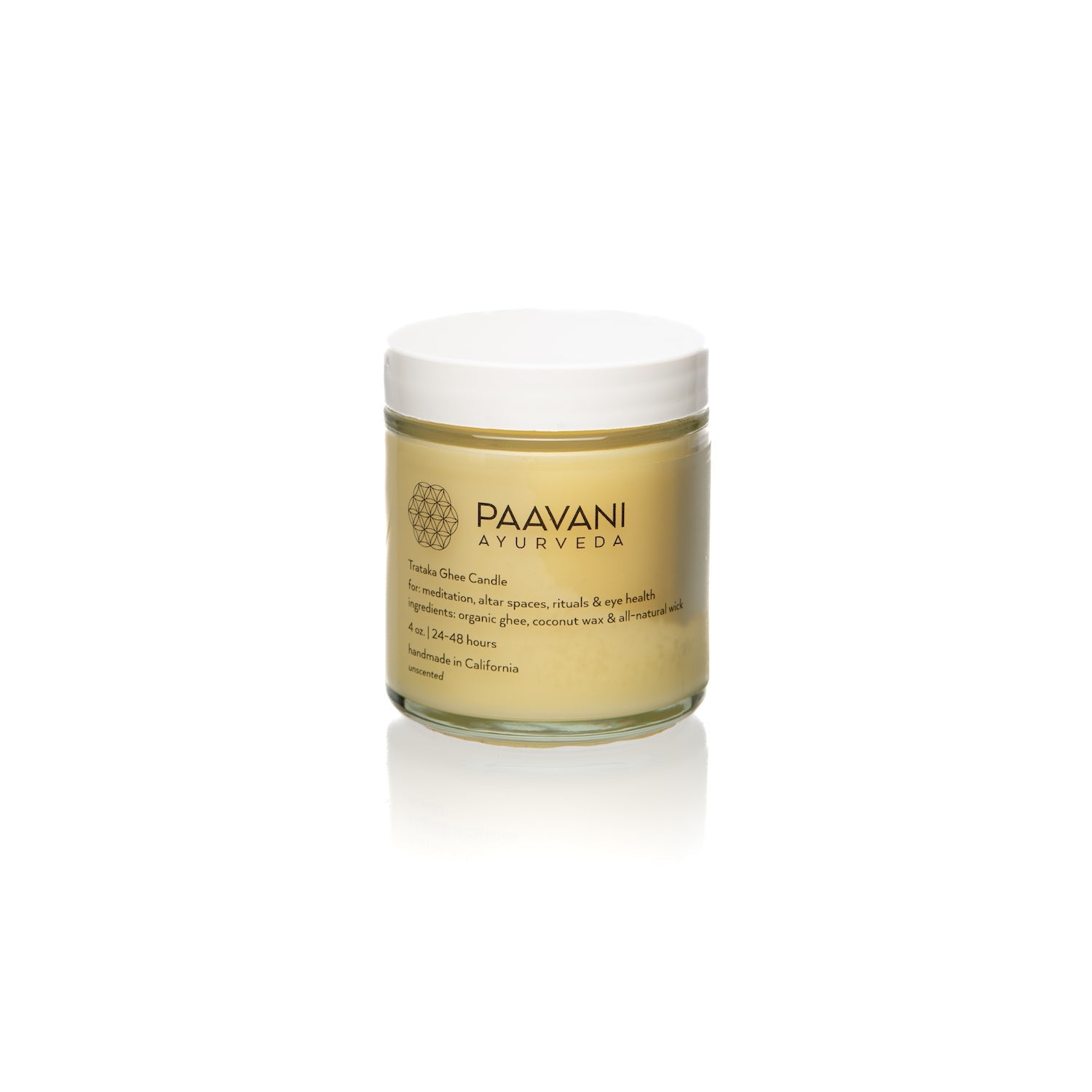 Trataka Ghee Candle | Ayurvedic Meditation Candle for Focus & Eye Health
