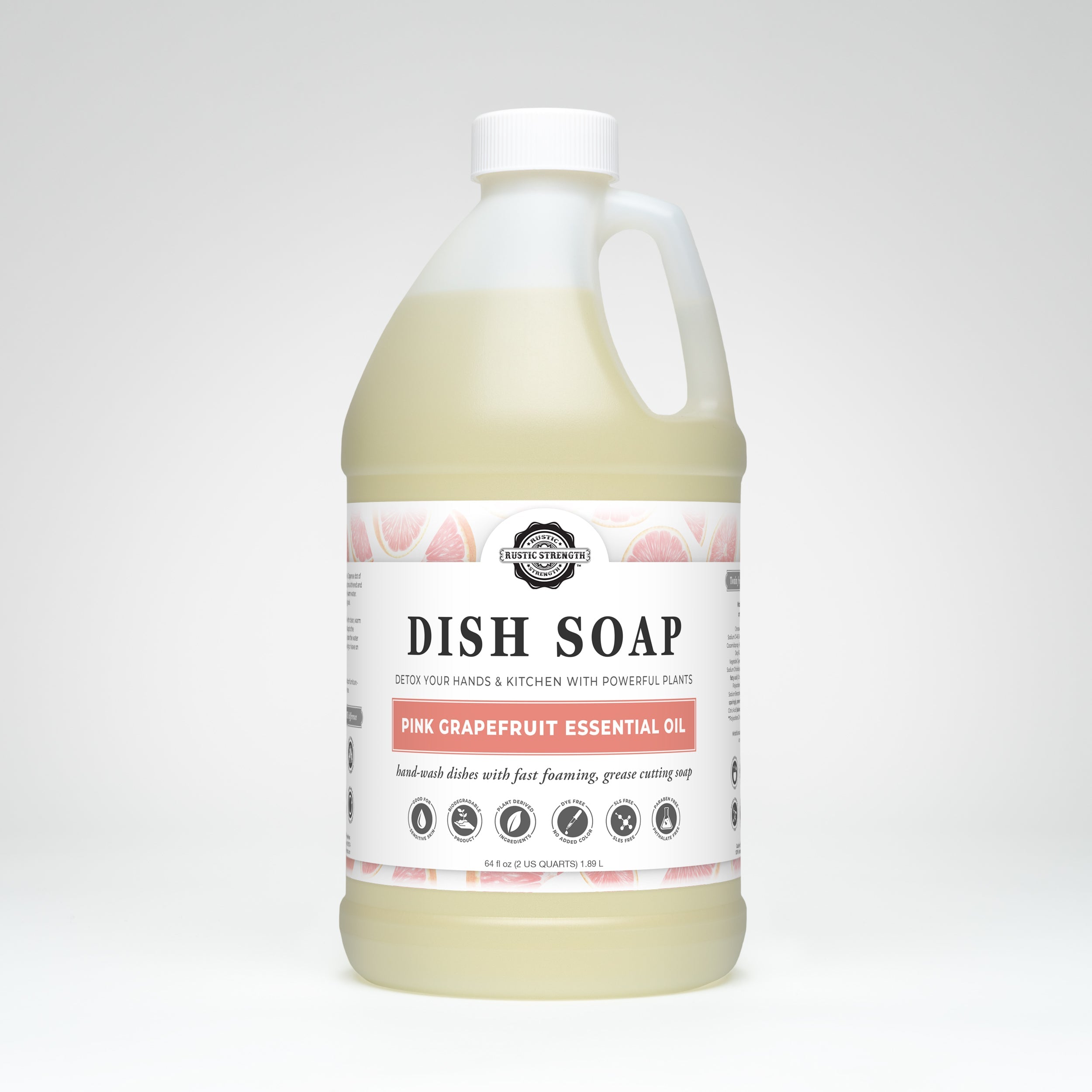 Dish Soap | Pink Grapefruit Half Gallon