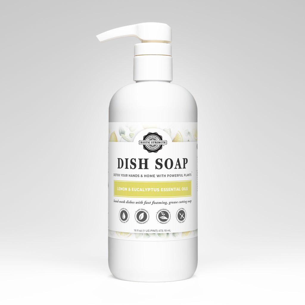 Dish Soap | Lemon & Eucalyptus 16 oz Plastic