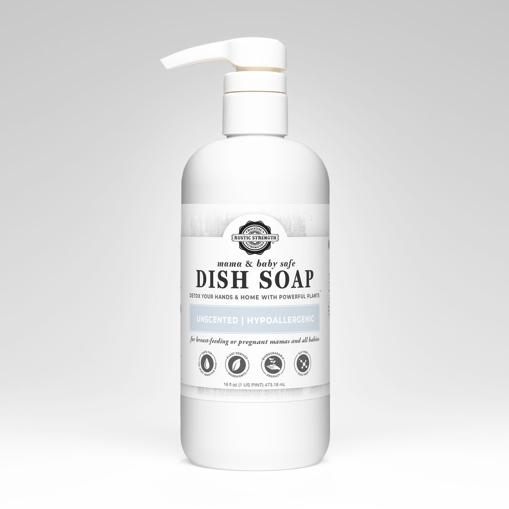 Dish Soap | Mama + Baby Safe 16 oz Plastic