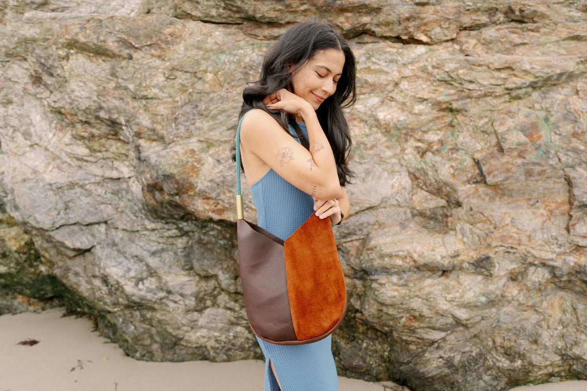Mermaid Purse // in Brown Leather