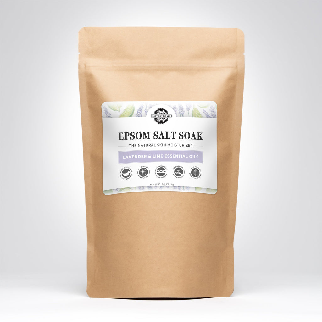 Epsom Salt Soak | Lavender & Lime 5 LB