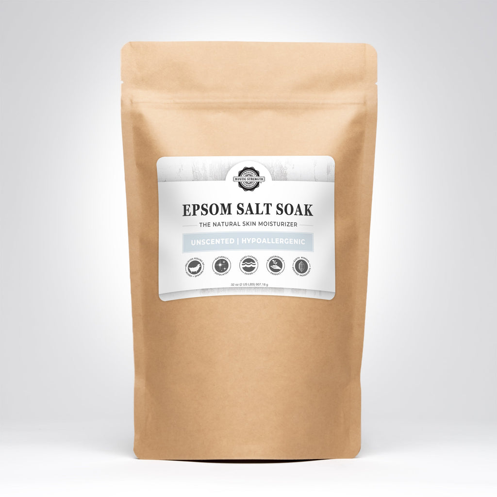 Epsom Salt Soak | Unscented 2 LB