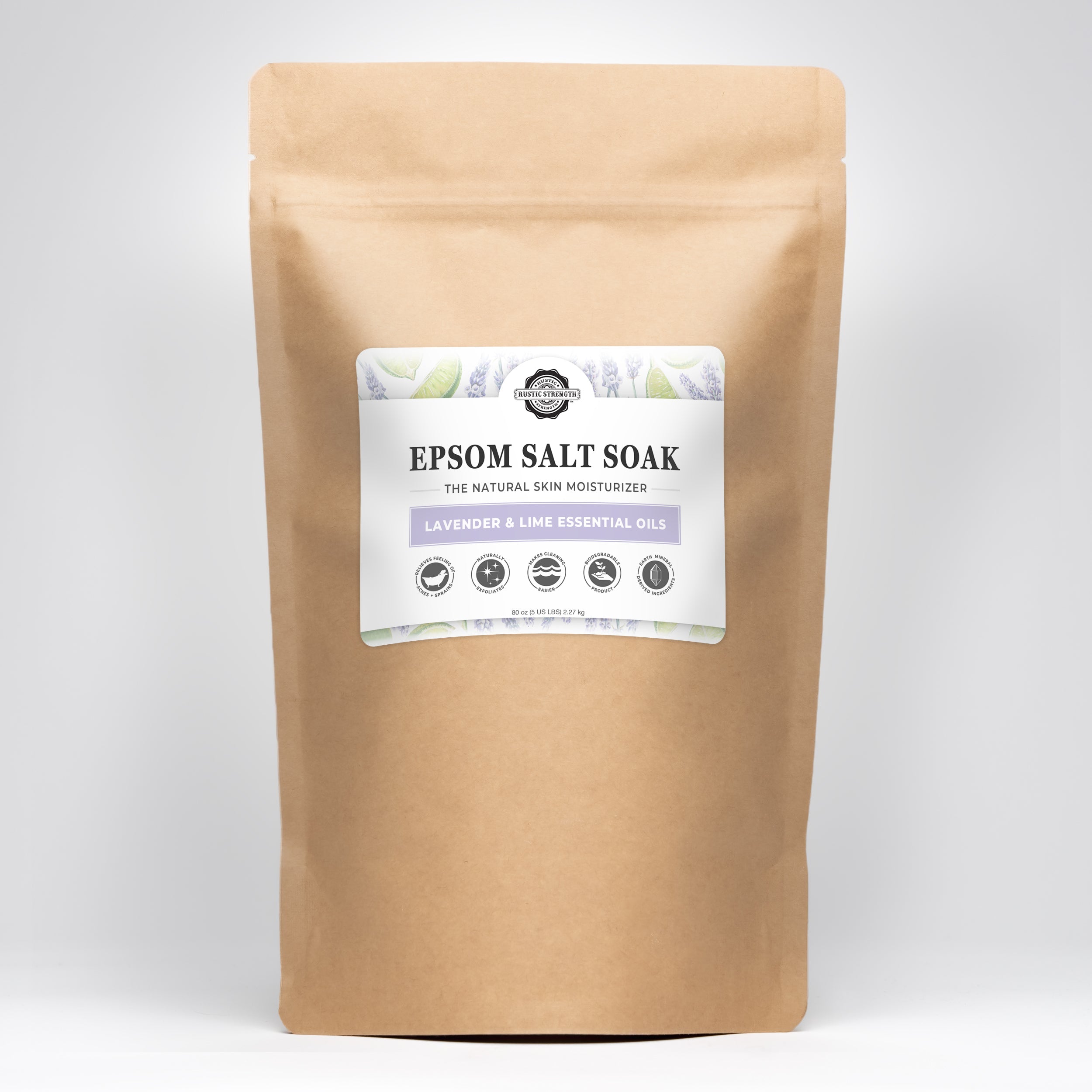 Epsom Salt Soak | Lavender & Lime 2 LB