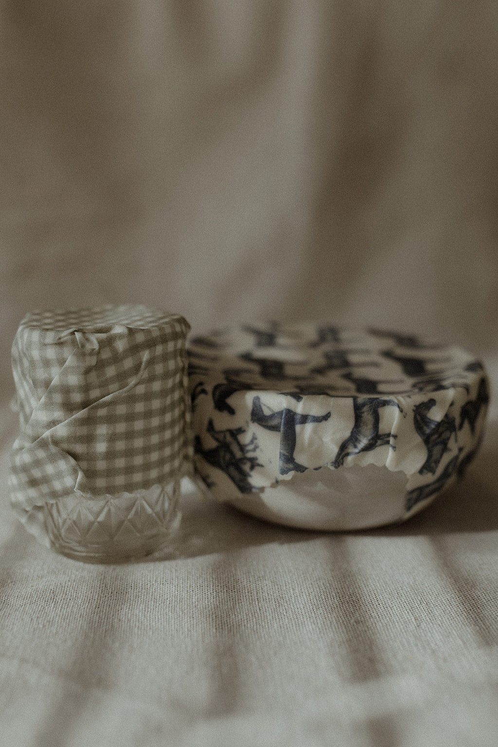 natural beeswax wraps / saddle + sage
