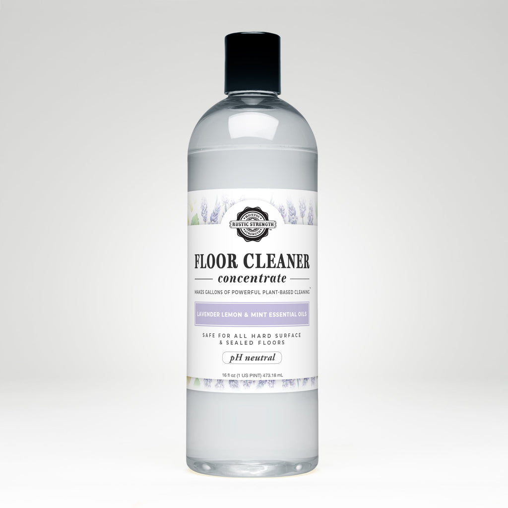 Floor Cleaner Concentrate | Lavender, Lemon & Mint 16 oz with Flip Top Spout