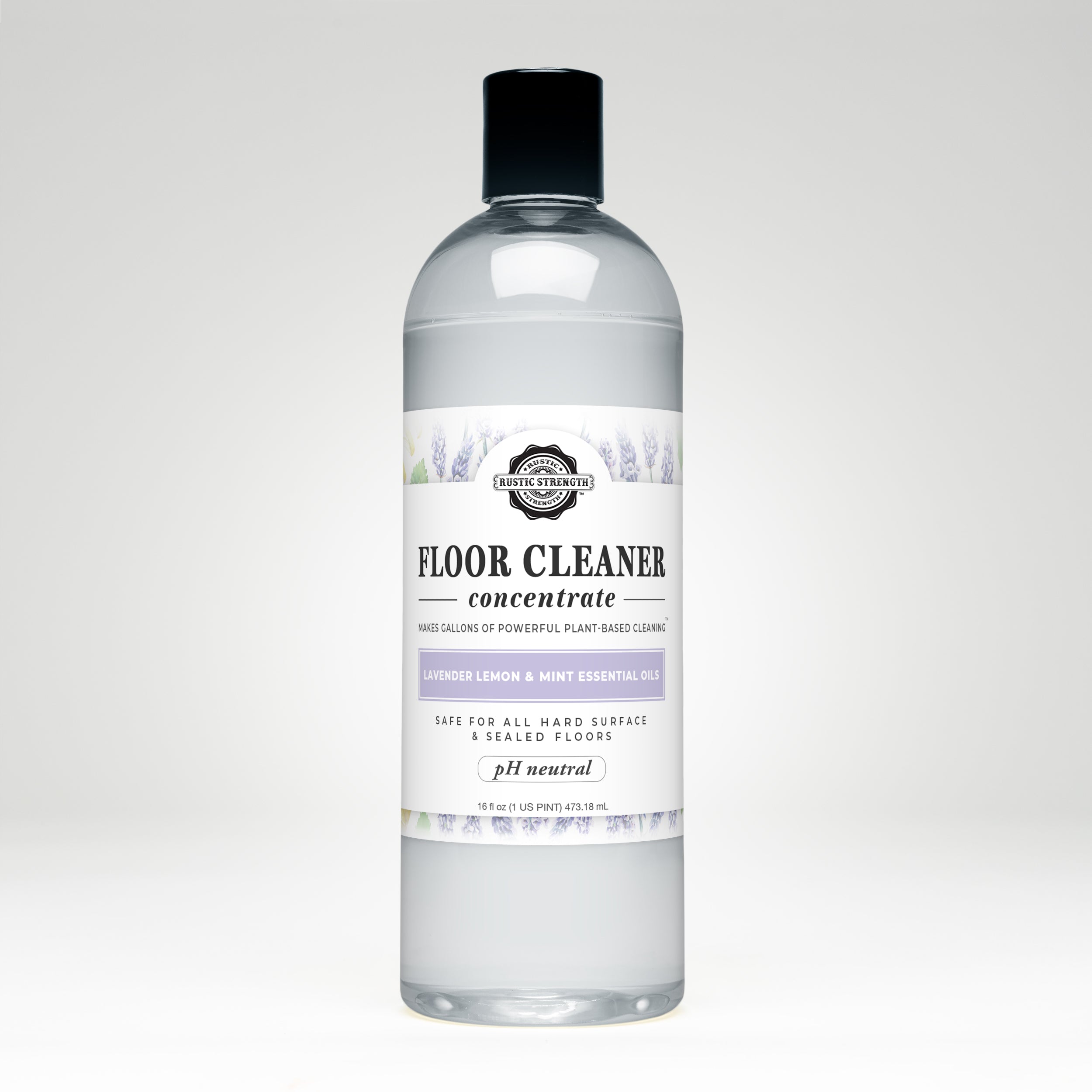 Floor Cleaner Concentrate | Lavender, Lemon & Mint 16 oz with Flip Top Spout