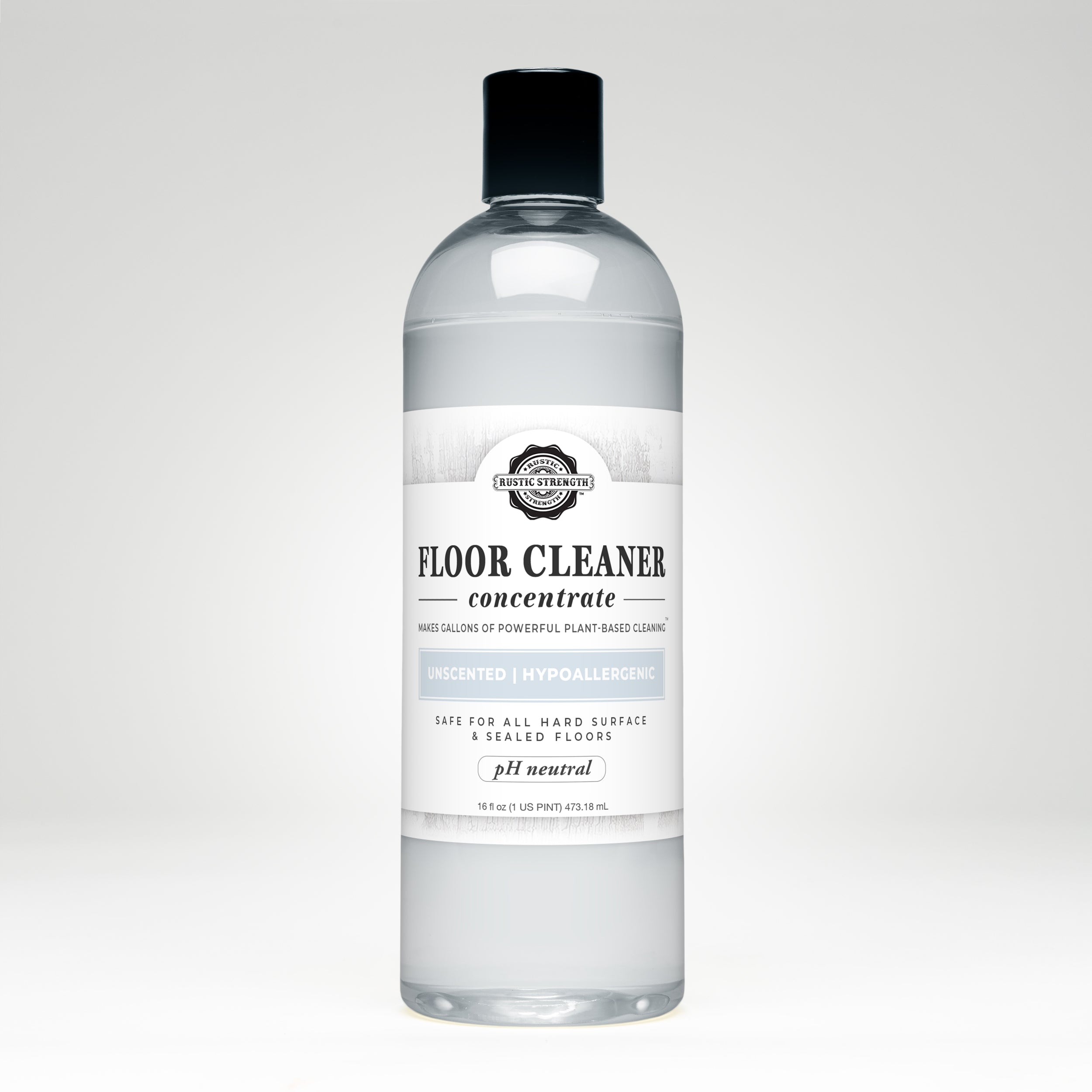 Floor Cleaner Concentrate | Unscented 16 oz Plastic with Flip Top Spout