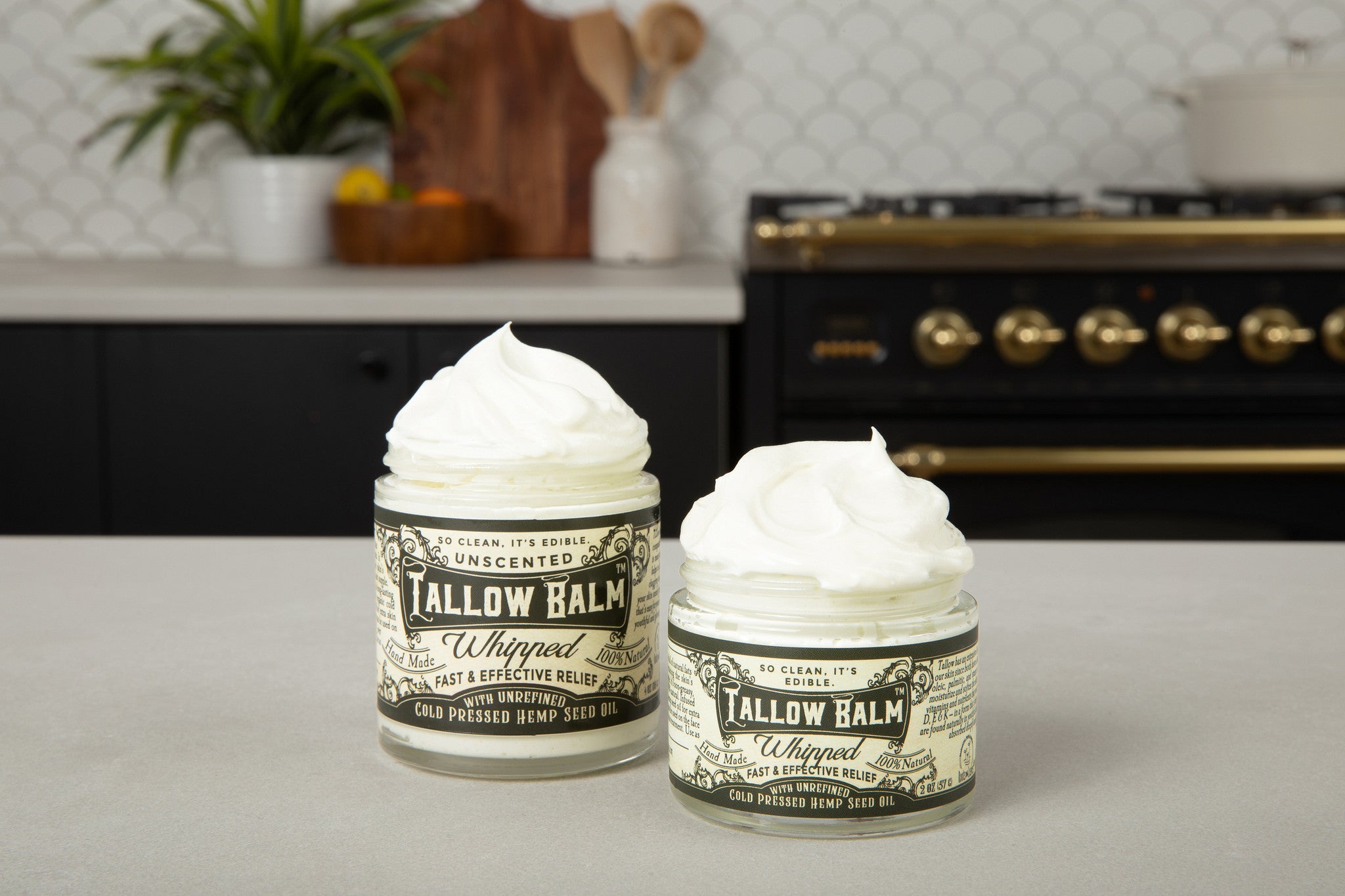 Tallow Balm - Whipped with Hemp Seed Oil 4 oz