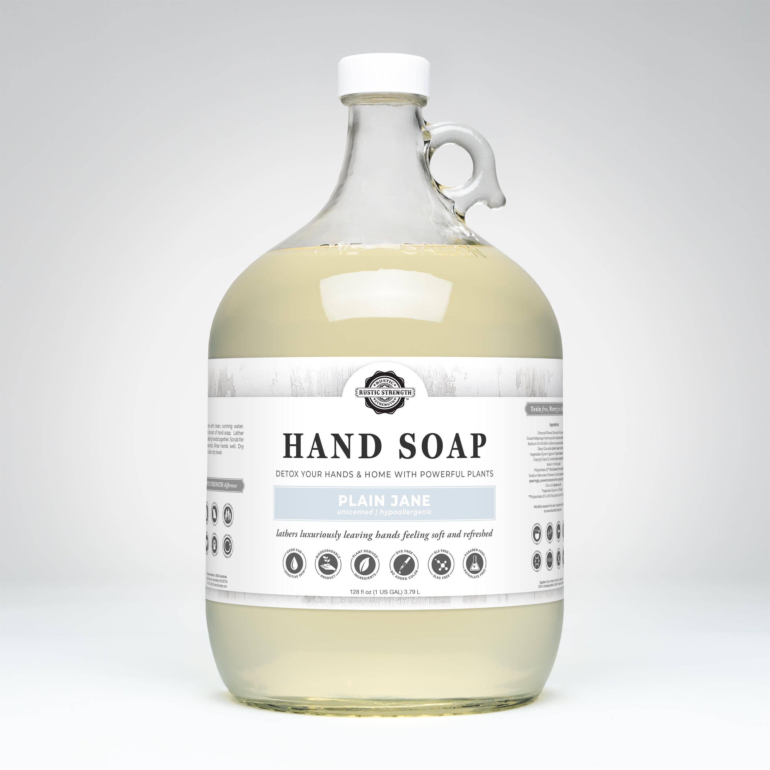 Hand Soap | Plain Jane Gallon Glass