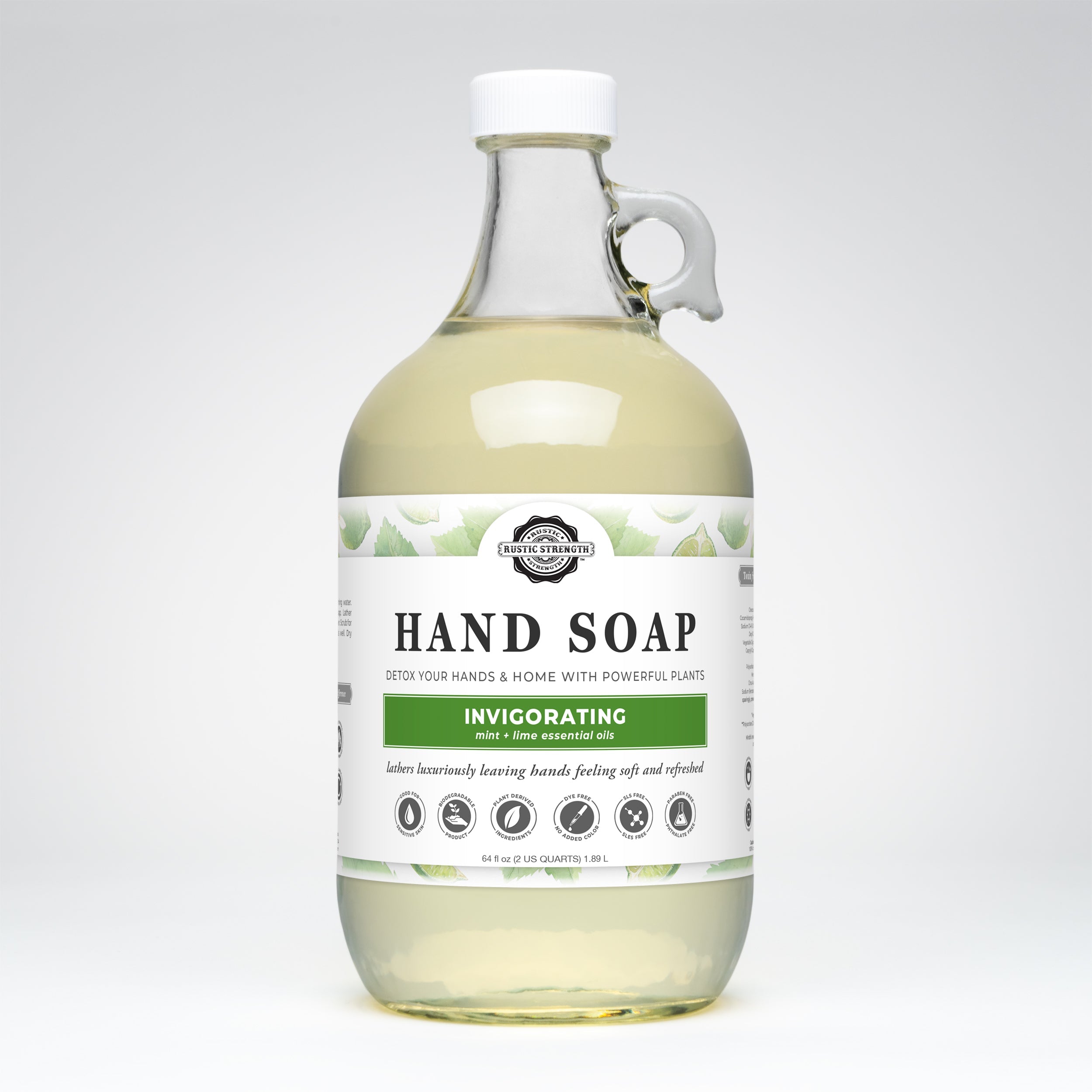 Hand Soap | Invigorating Half Gallon Glass