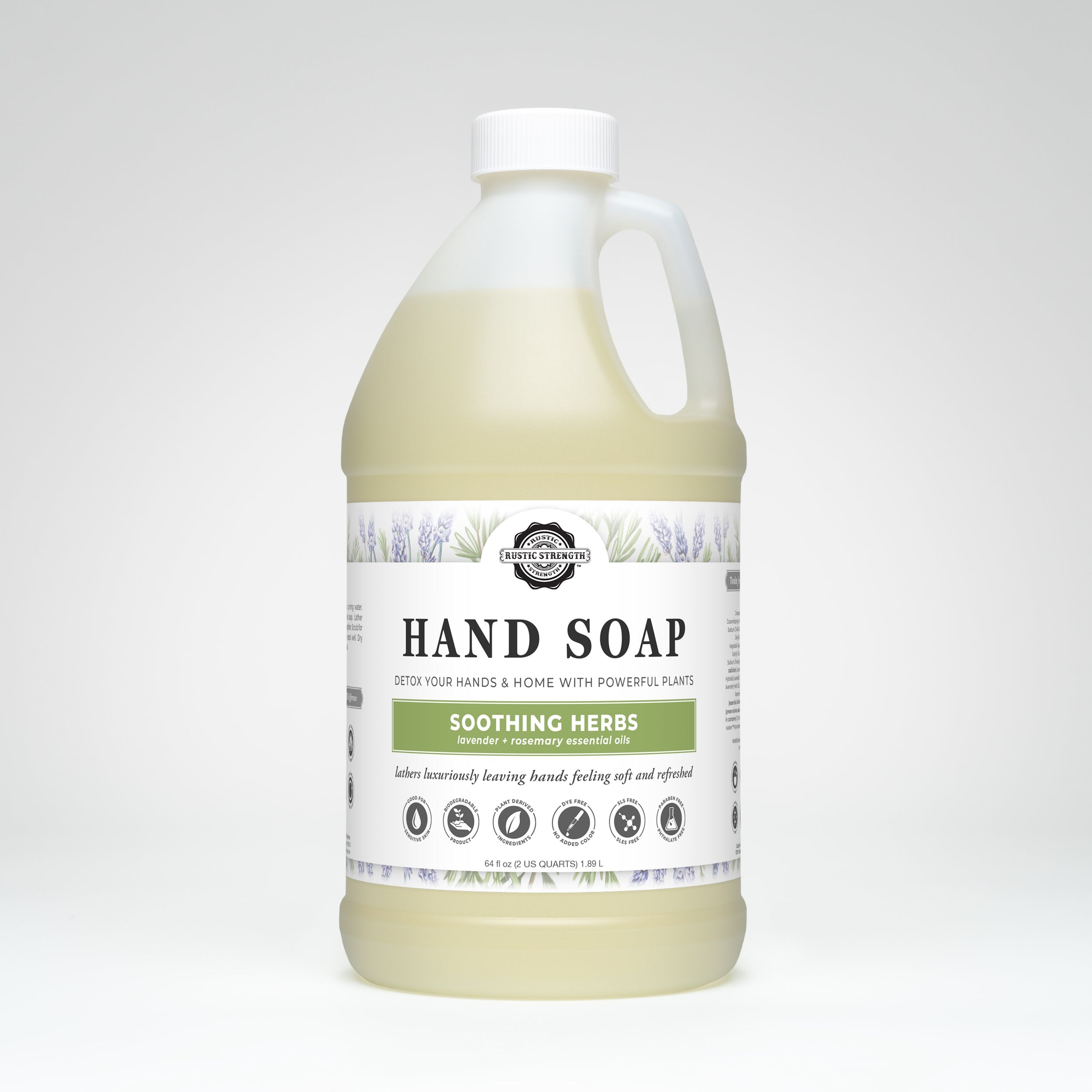 Hand Soap | Soothing Herbs Half Gallon Plastic