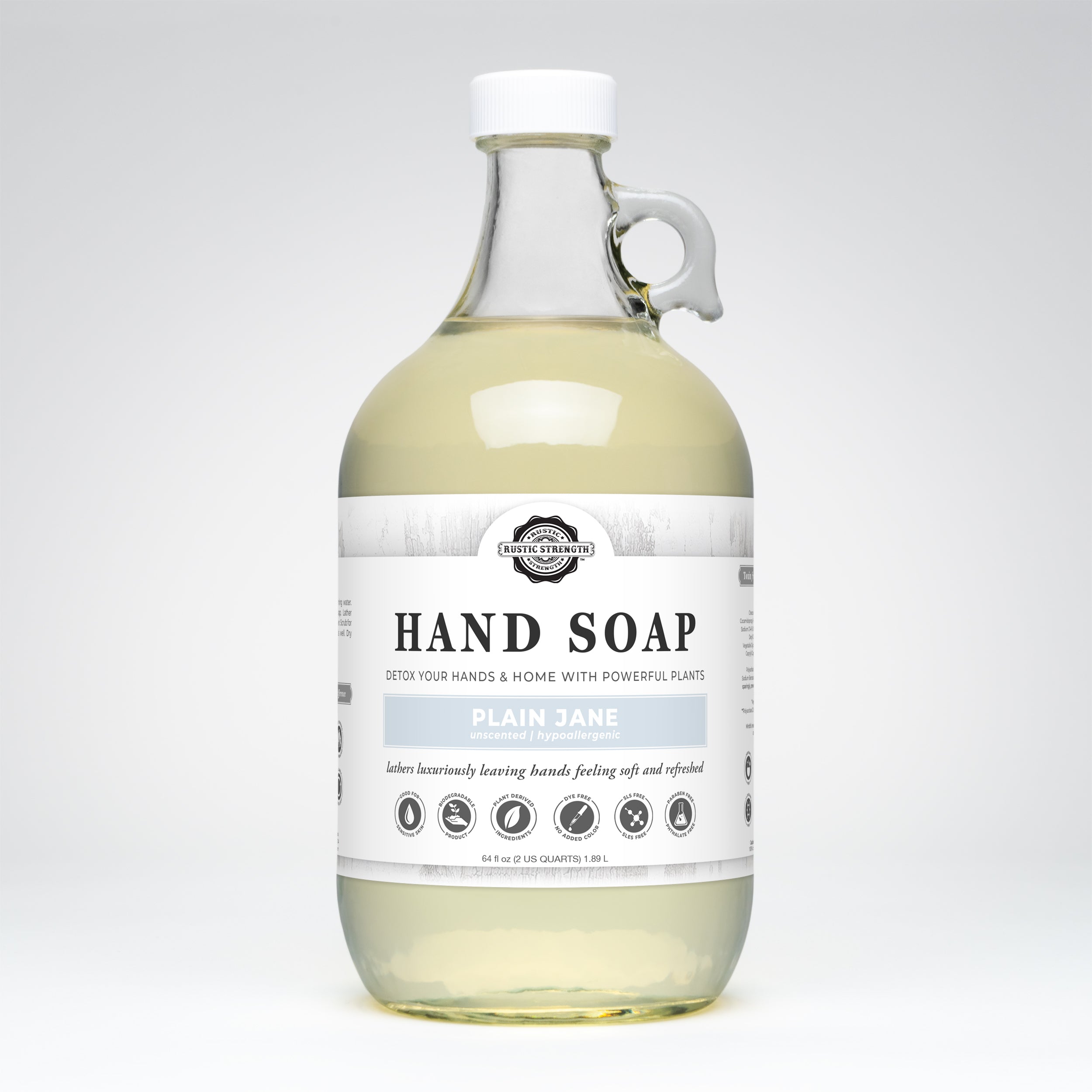 Hand Soap | Plain Jane Half Gallon Glass