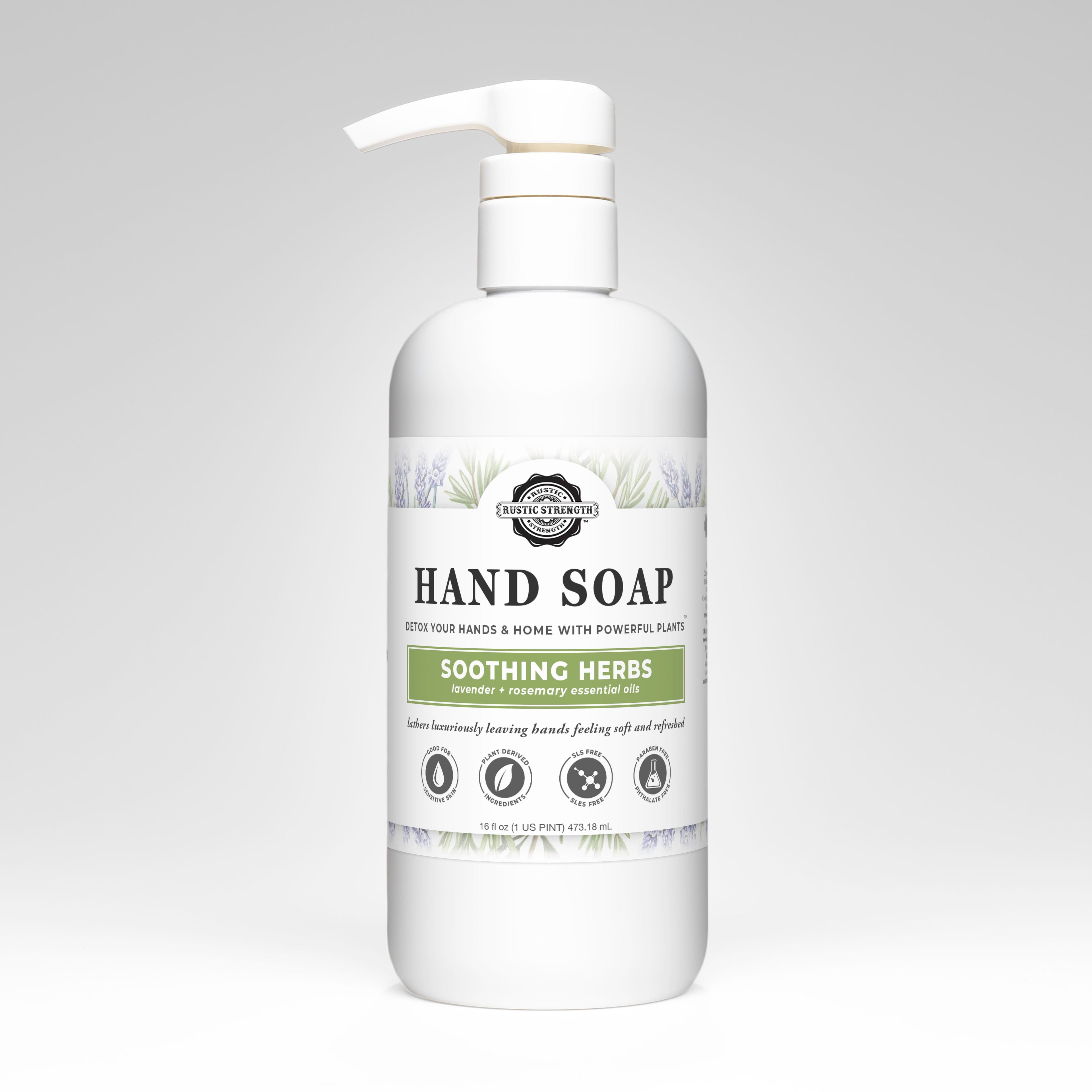 Hand Soap | Soothing Herbs 16 oz Plastic