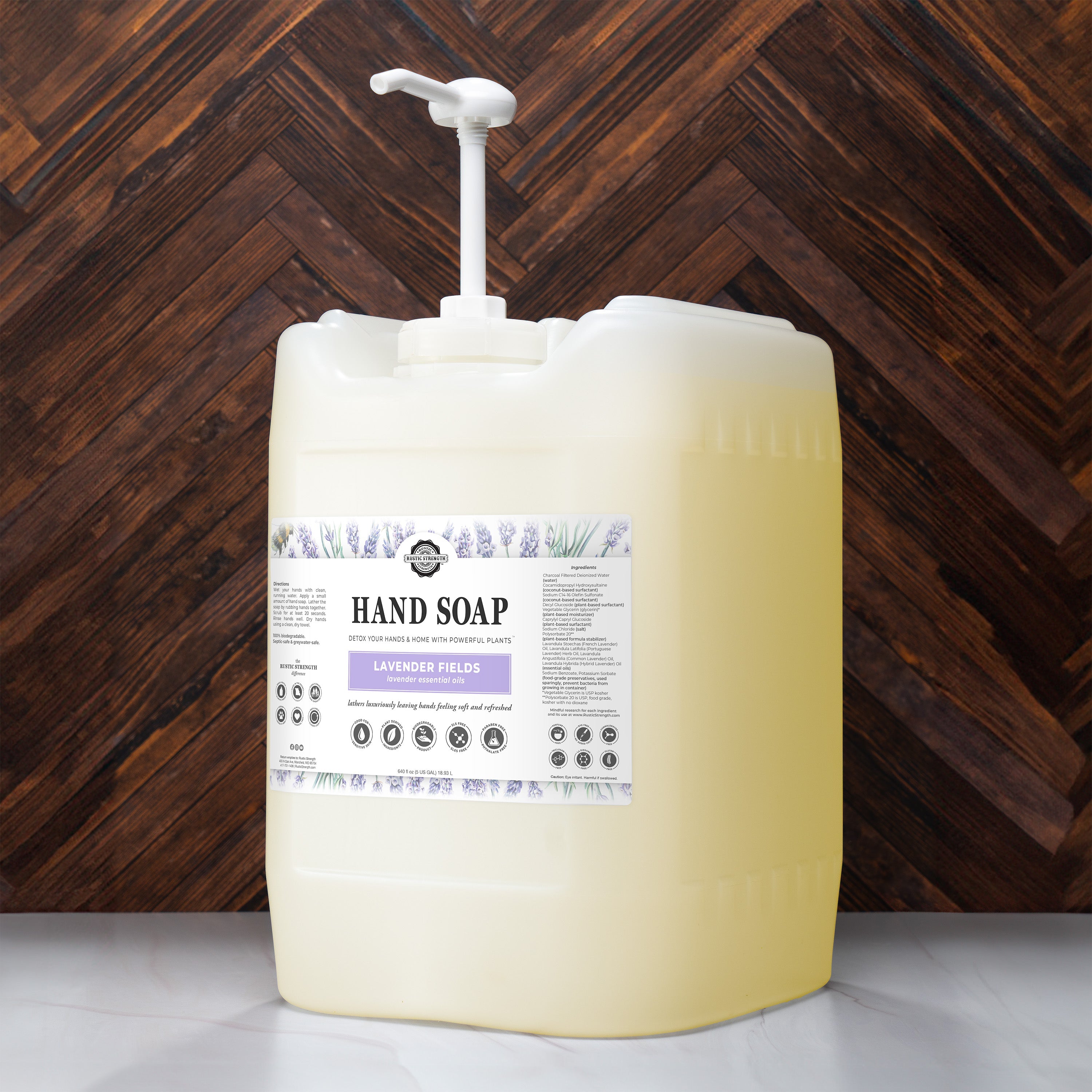 Hand Soap | Lavender Fields 5 Gallon Eco Jug with Pump