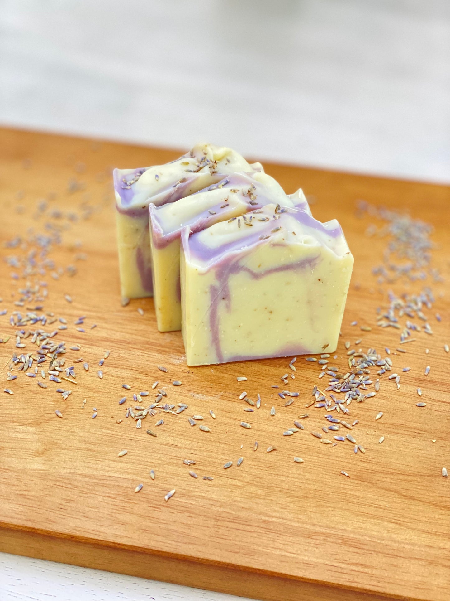 5 oz Lavender with Lavender Buds Handcrafted Soap - Pluff Mud Mercantile