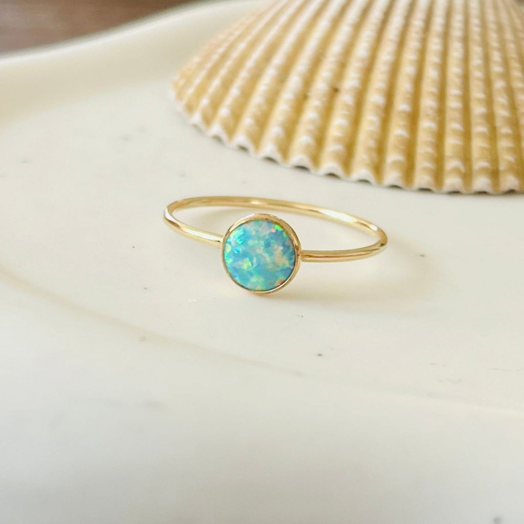 MARION SEAFOAM OPAL RING
