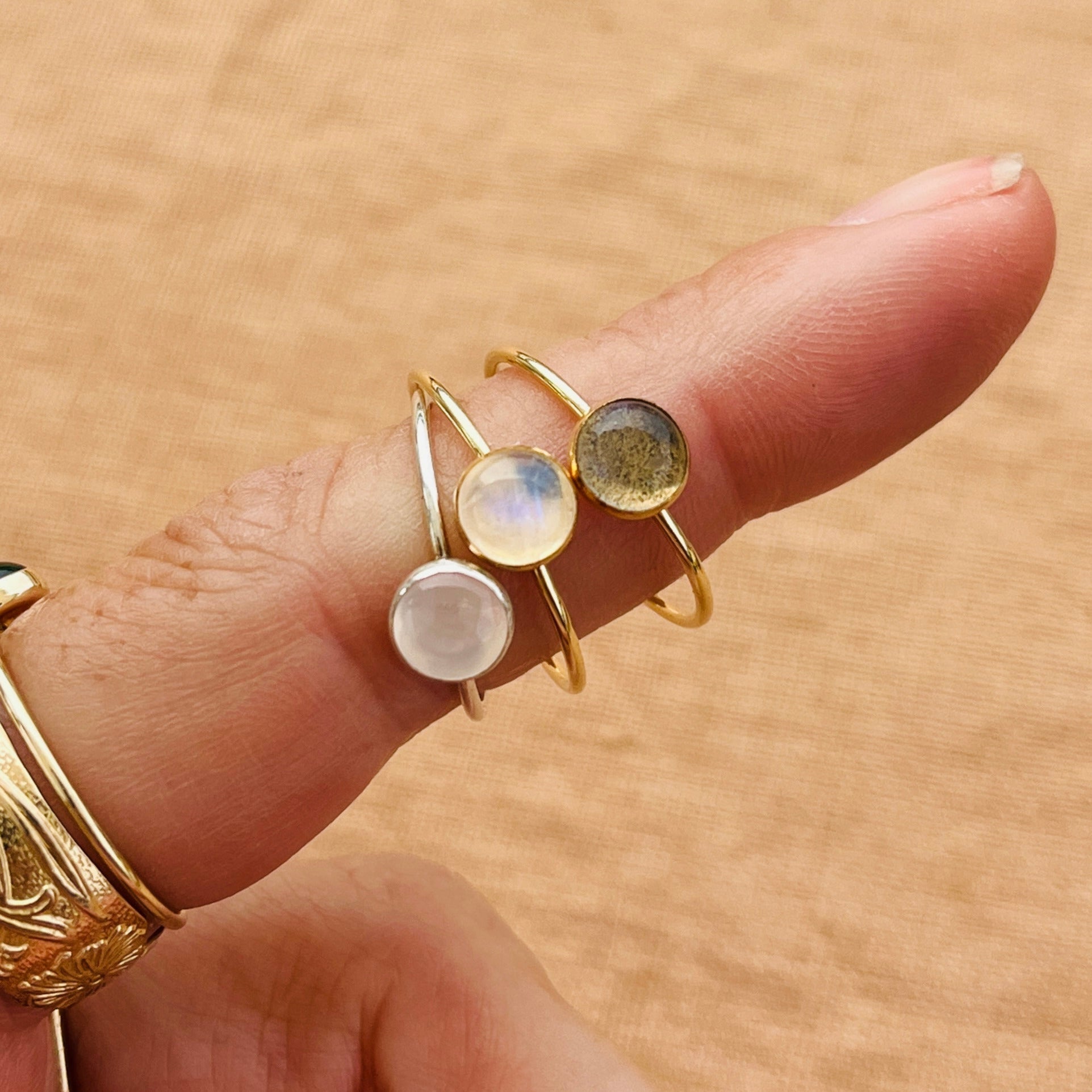 LARGE GEMSTONE RING