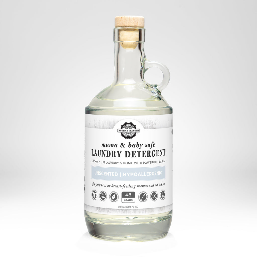 Laundry Detergent | Mama + Baby Safe 24 oz Glass