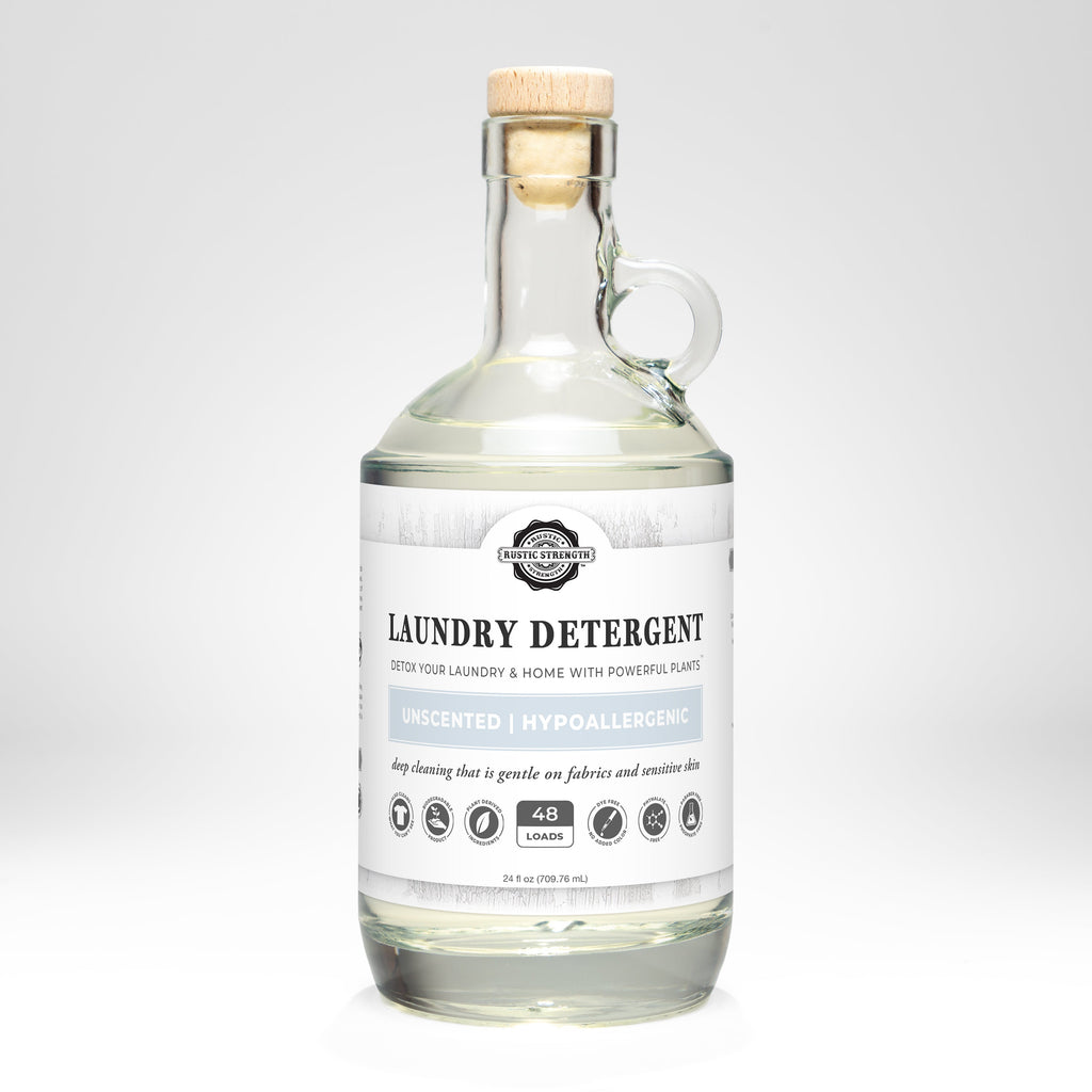 Laundry Detergent | Unscented 24 oz Glass