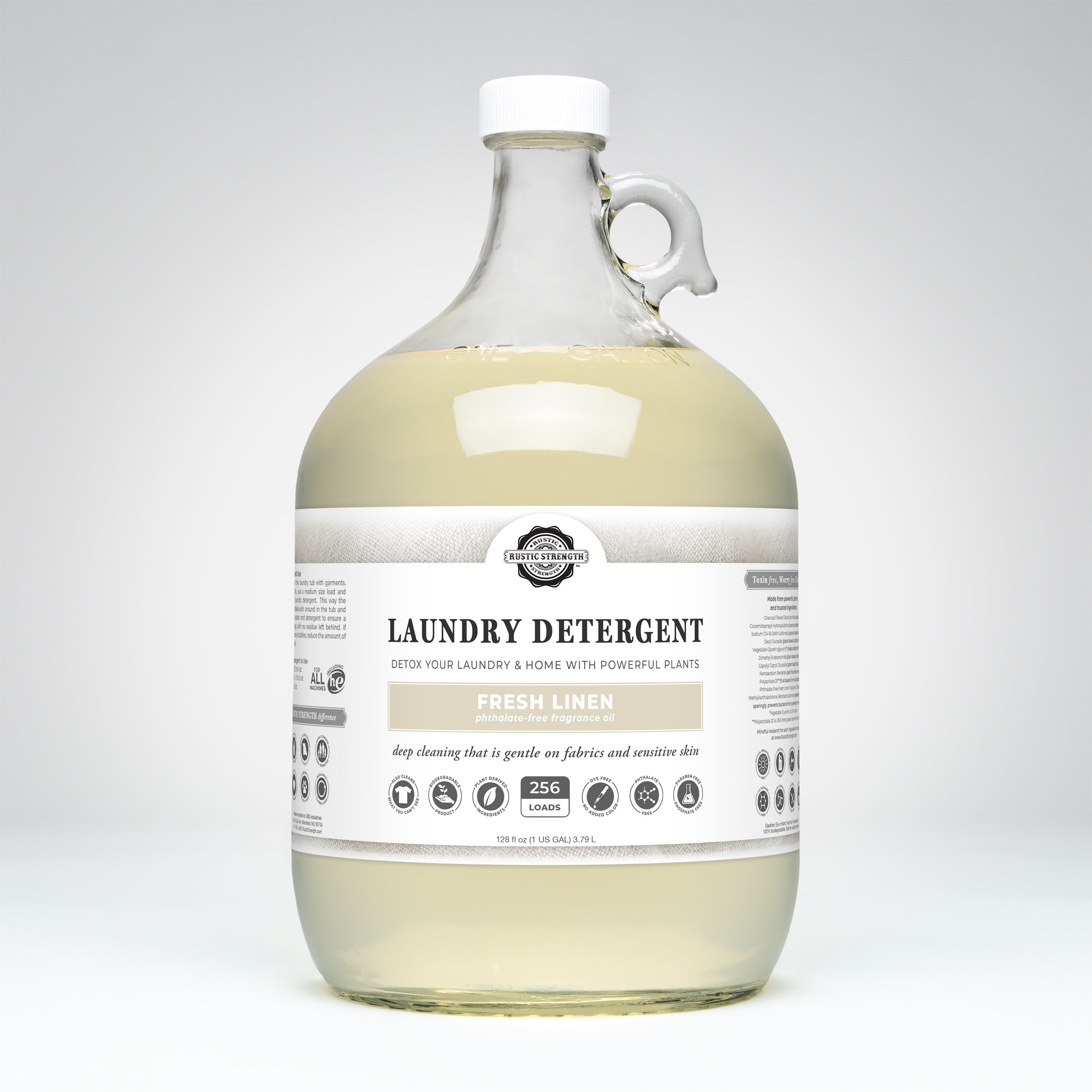 Laundry Detergent | Fresh Linen Gallon Glass