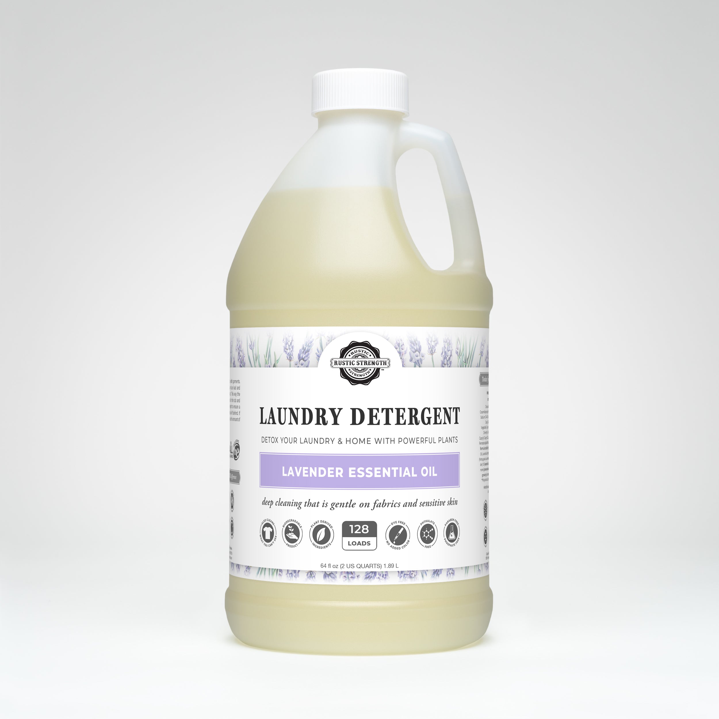 Laundry Detergent | Lavender Half Gallon Plastic