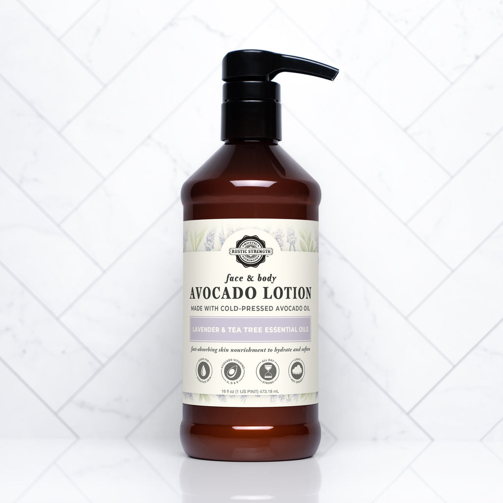 Avocado Lotion | Lavender & Tea Tree 16 oz Plastic