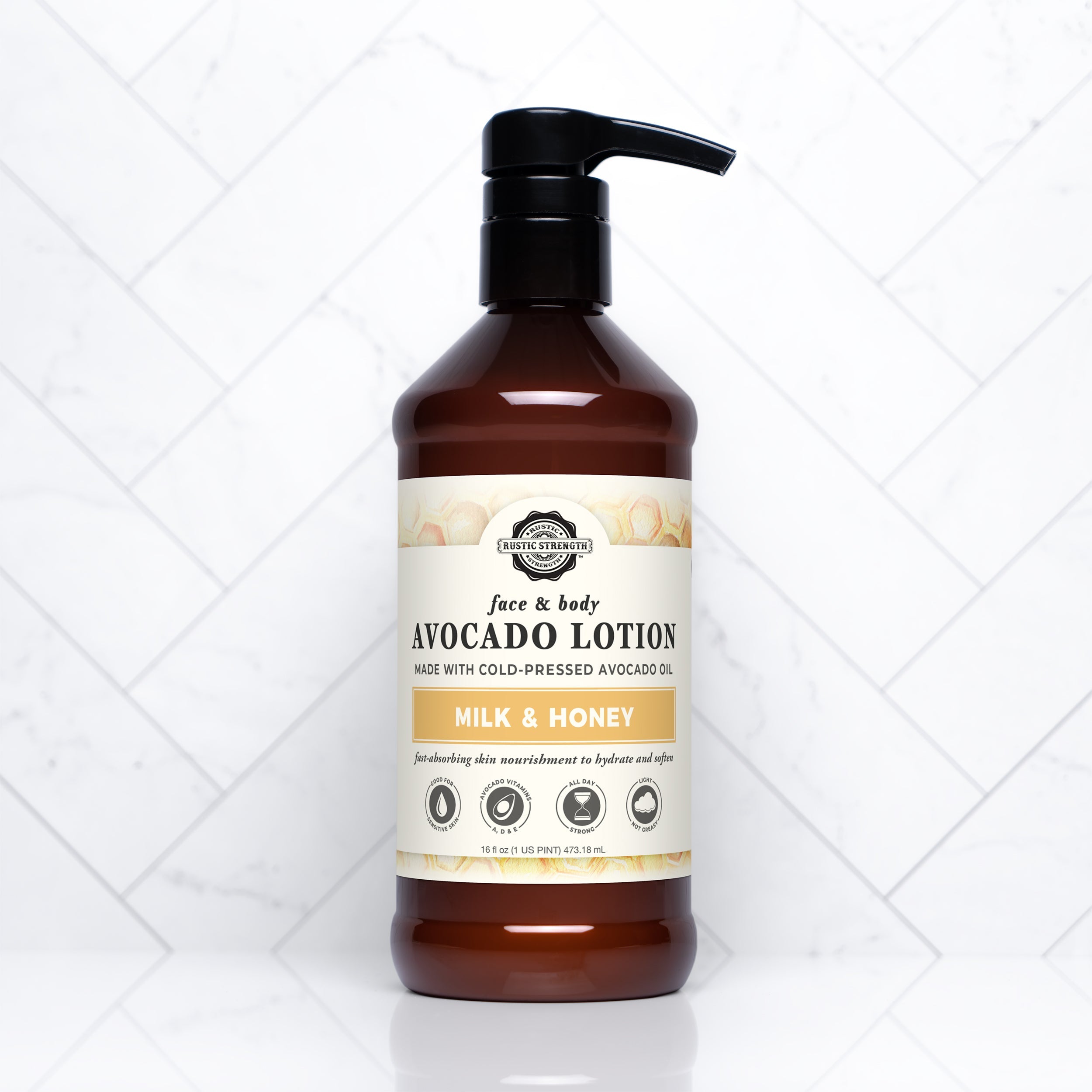 Avocado Lotion | Milk & Honey 16 oz Plastic