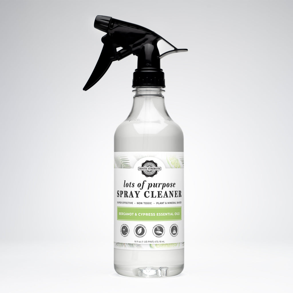 Lots of Purpose Spray Cleaner | Bergamot & Cypress 16 oz Plastic