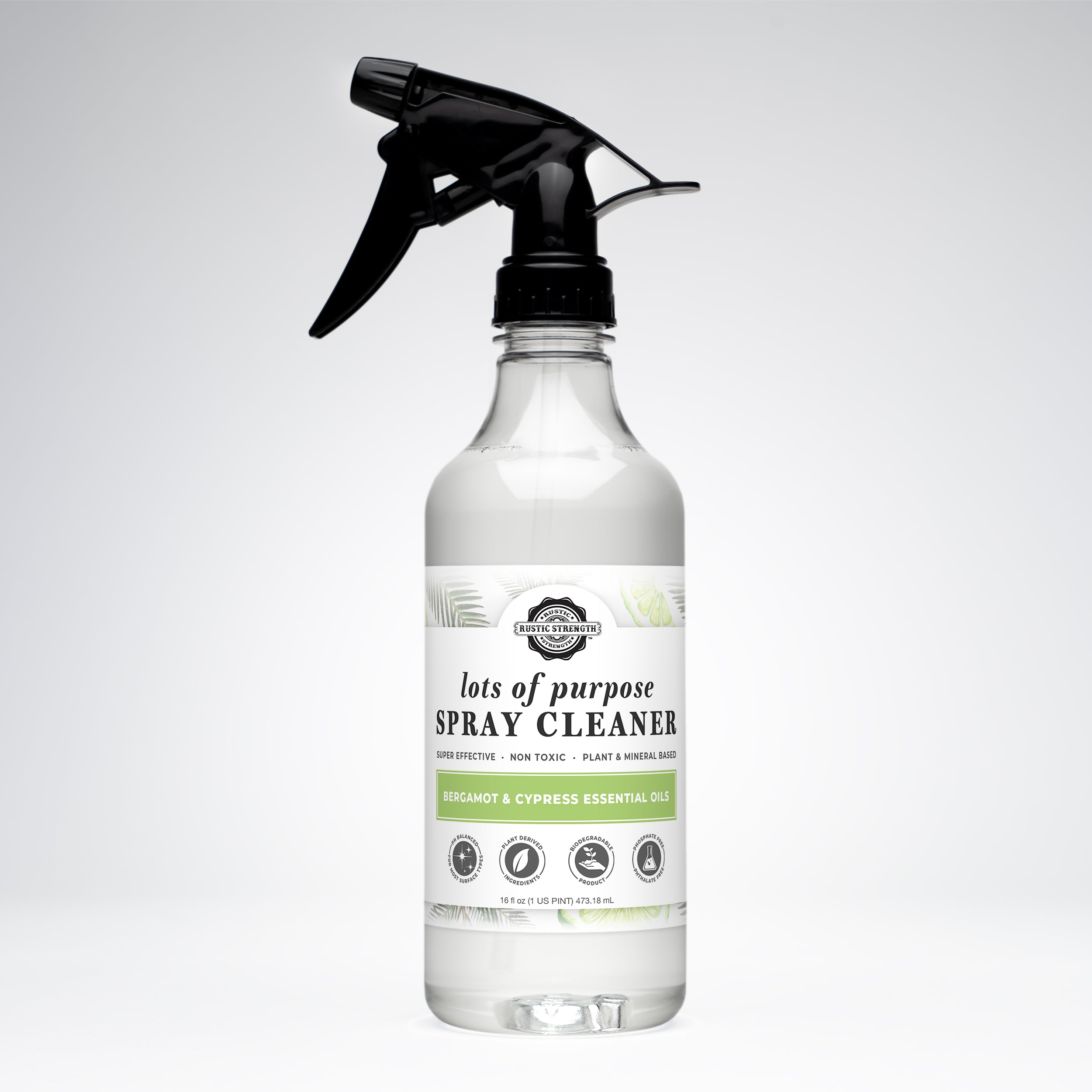 Lots of Purpose Spray Cleaner | Bergamot & Cypress 16 oz Plastic
