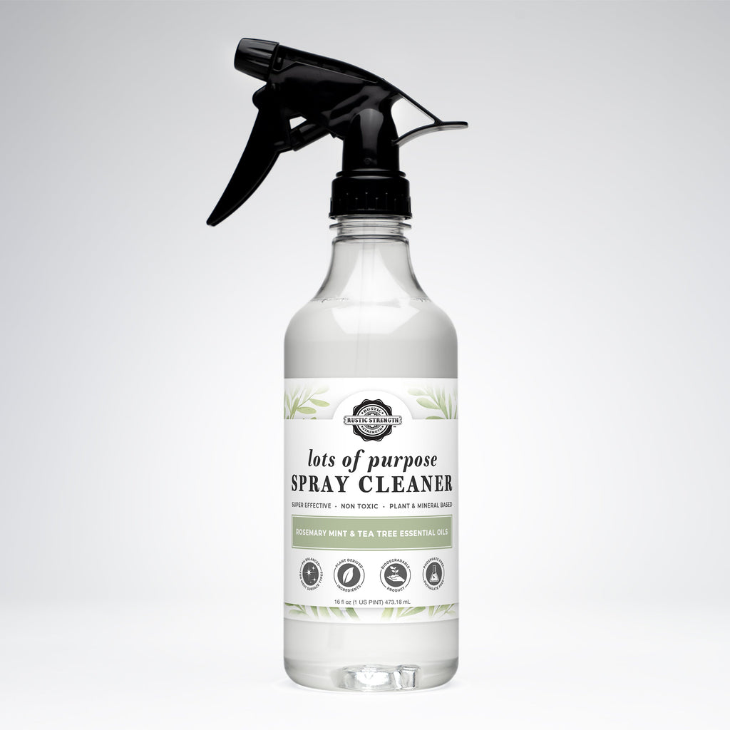Lots of Purpose Spray Cleaner | Rosemary, Mint & Tea Tree 16 oz Plastic