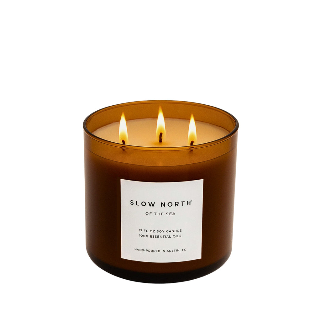Of The Sea (Eucalyptus + Lavender + Peppermint) - Signature 3-Wick Candle
