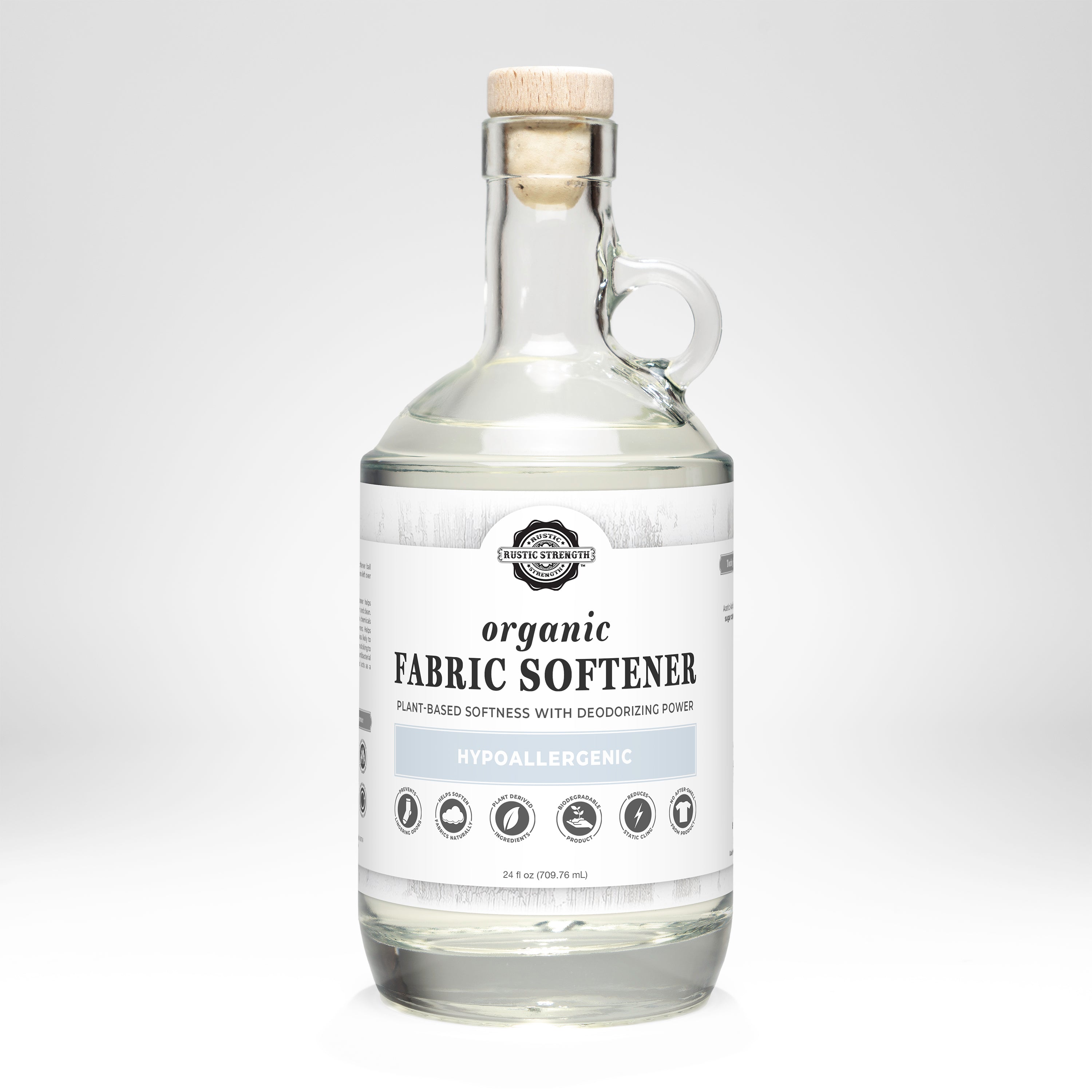 Organic Fabric Softener 24 oz Glass