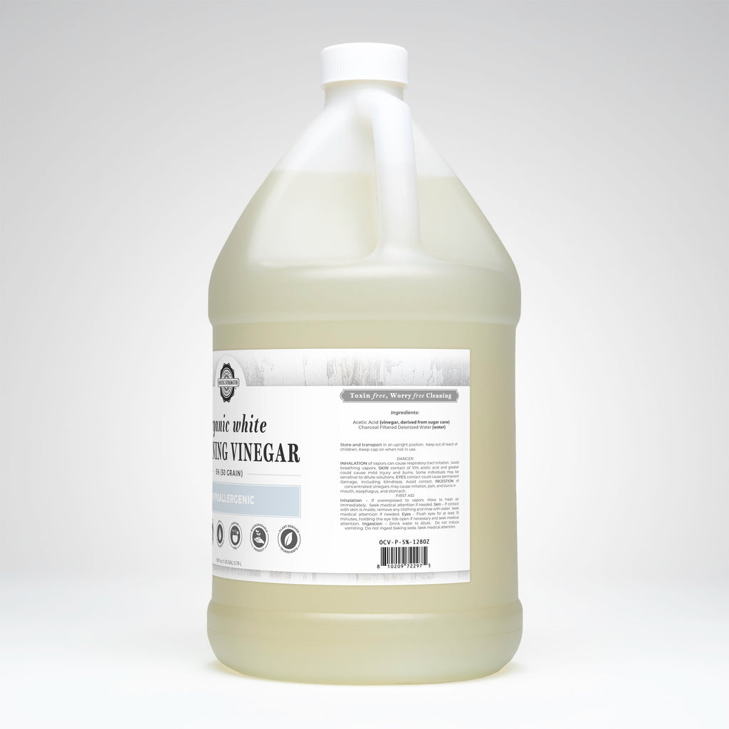Organic White Cleaning Vinegar | 5% (50 grain)